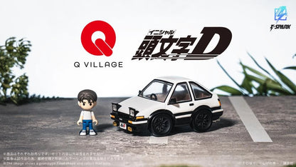 QV-05 Initial D Toyota AE86 Trueno and Fujiwara Takumi "Initial D" | Takara Tomy T-Spark