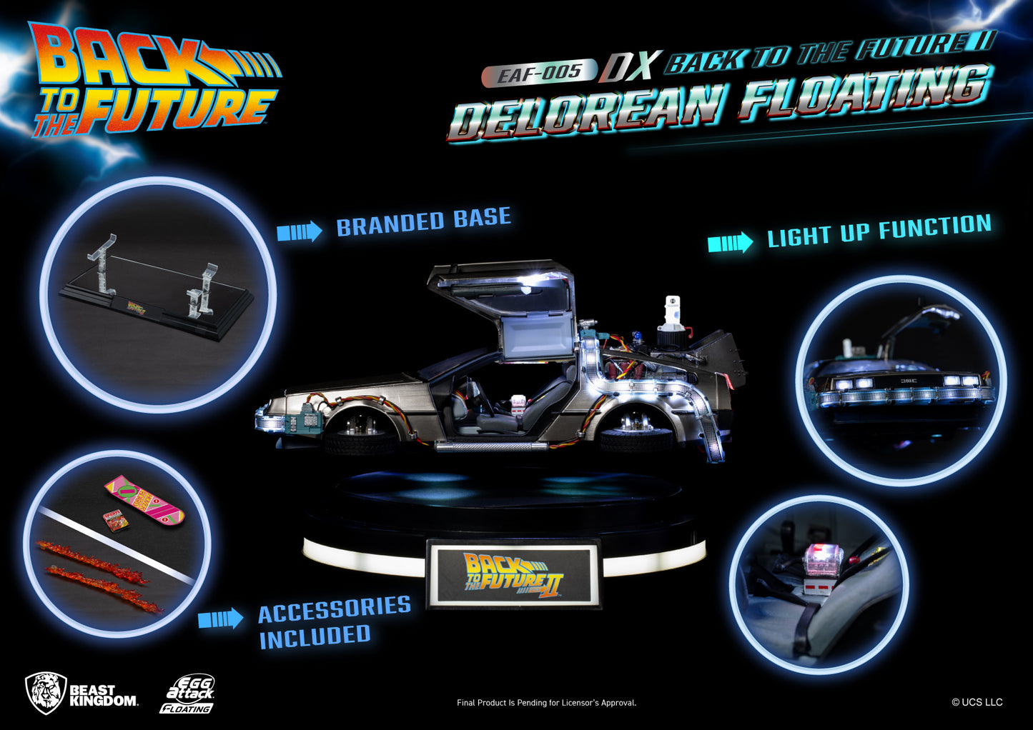 Beast Kingdom Floating 1/20 Back to the Future II DX version