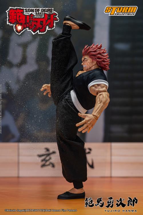 Baki the Grappler Baki Hanma: Son of Ogre Yujiro Hanma  kicking pose