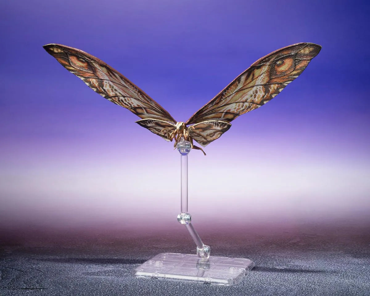 Suko &amp; Mothra (2024) "From Godzilla x Kong: The New Empire" "From Godzilla x Kong: The New Empire", TAMASHII NATIONS S.H.MonsterArts Mothra on stand