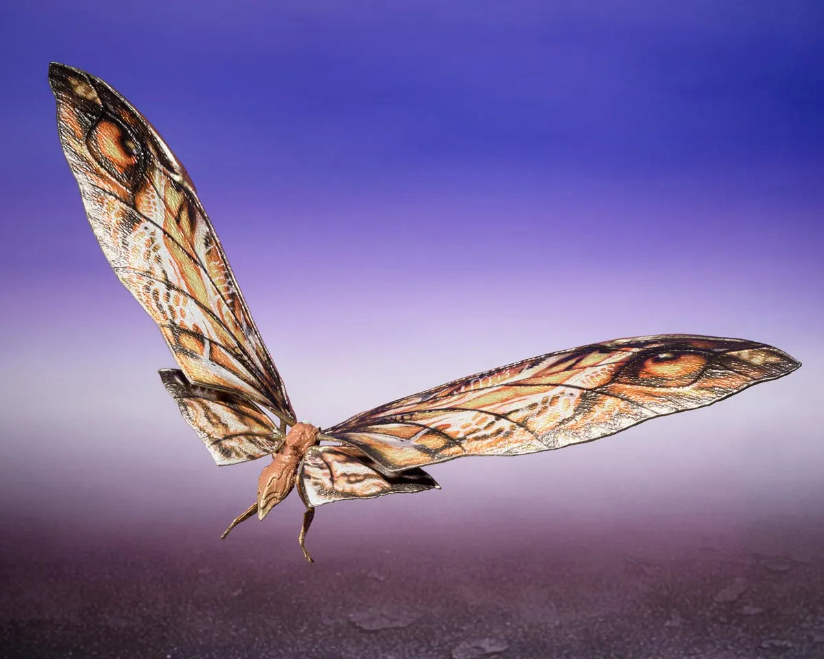 Suko &amp; Mothra (2024) "From Godzilla x Kong: The New Empire" "From Godzilla x Kong: The New Empire", TAMASHII NATIONS S.H.MonsterArts Mothra back view