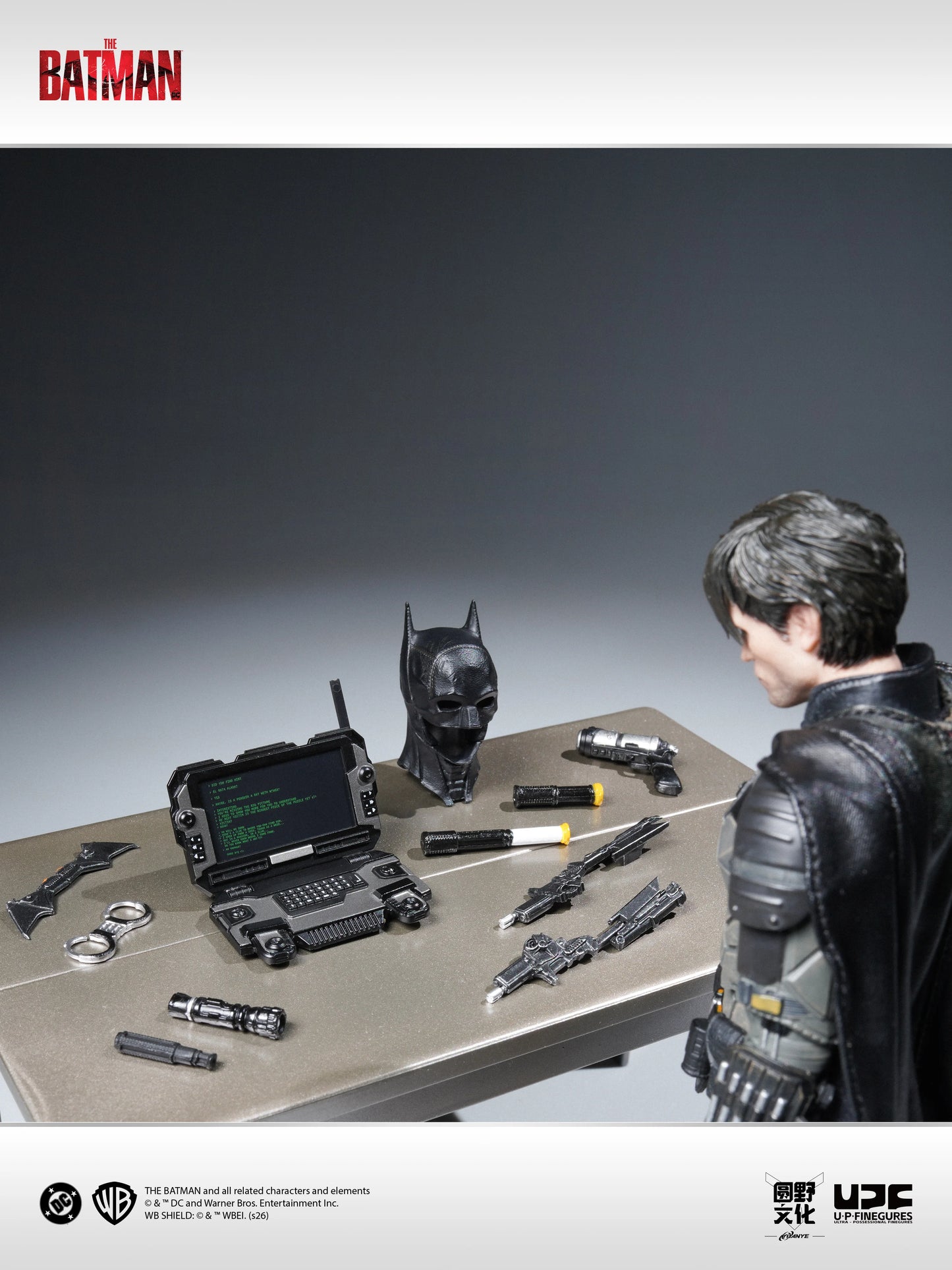 LPZZ U-P-Finegures The Batman (2022) 1/12 Action Figure "Batman 2022" | U P Finegures