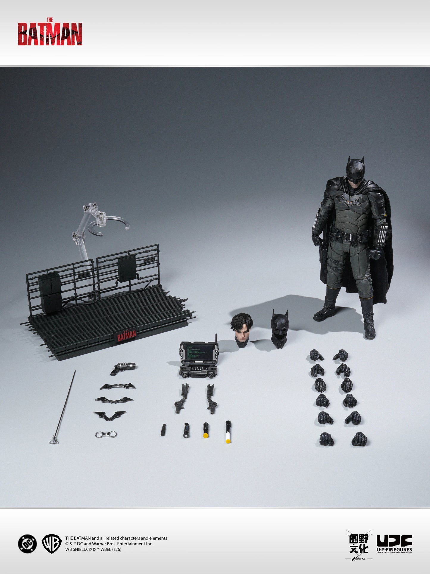 LPZZ U-P-Finegures The Batman (2022) 1/12 Action Figure "Batman 2022" | U P Finegures
