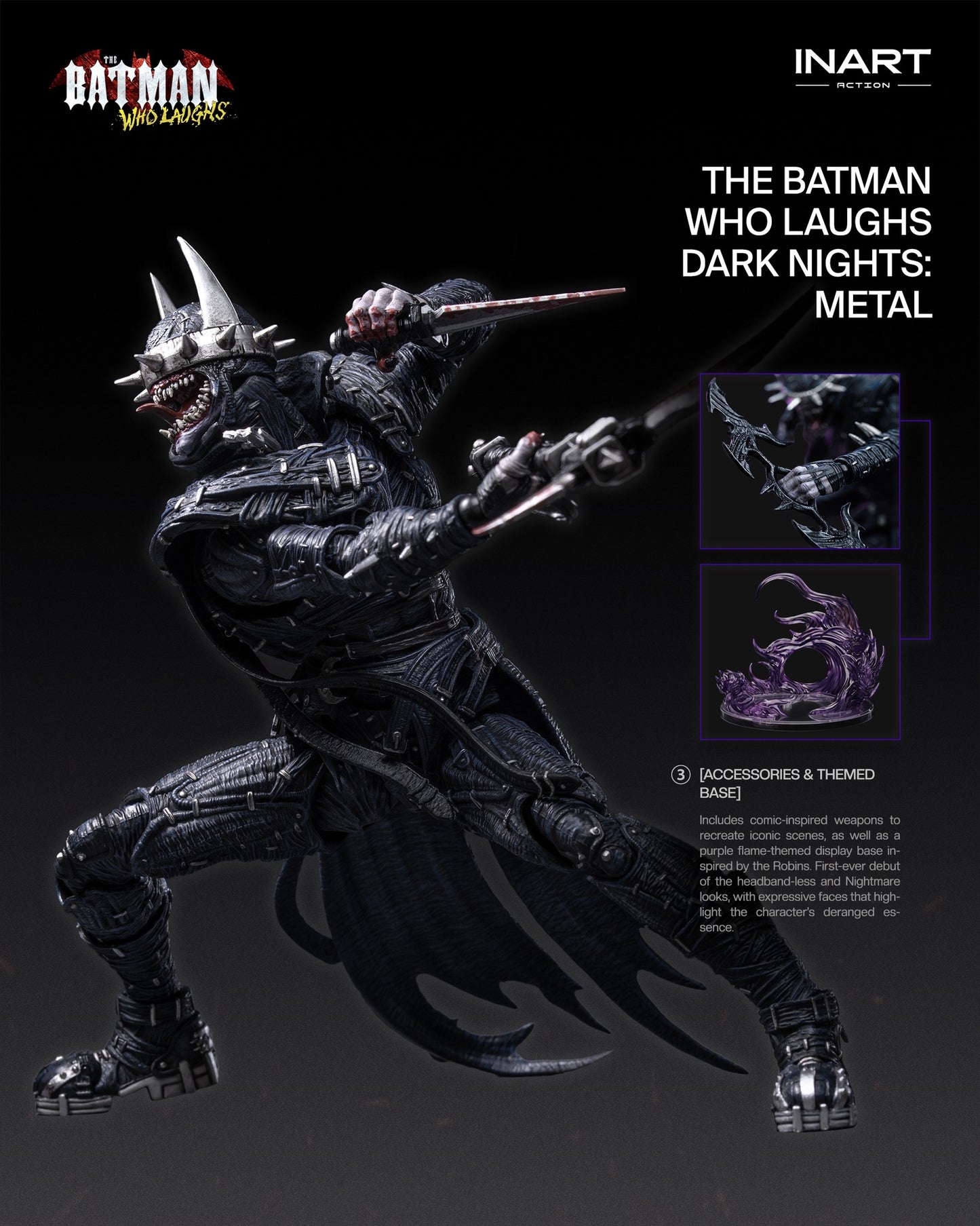 InArt 1/12 The Batman Who Laughs "Dark Nights: Metal" | InArt 1/12 Scale