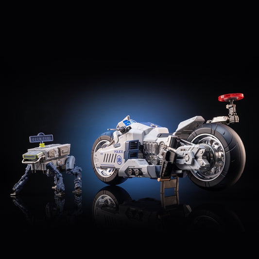 Moshow MSC0004 Chang'an Guard Mechas Traffic Enforcer Bike and Robo-Dog | Moshow Toys