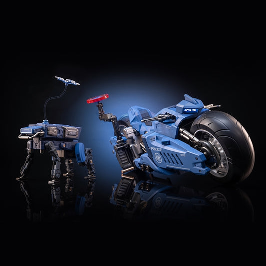 Moshow MSC0005 Chang'an Guard Mechas Police Officer Bike and Robo-Dog | Moshow Toys