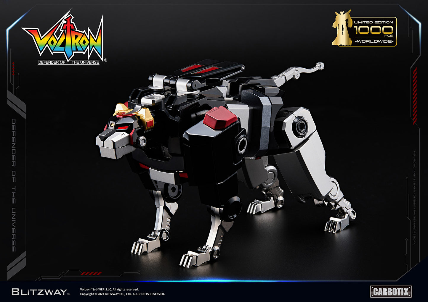 Pre Order Limited Edition Blitzway Black Voltron + Base Set