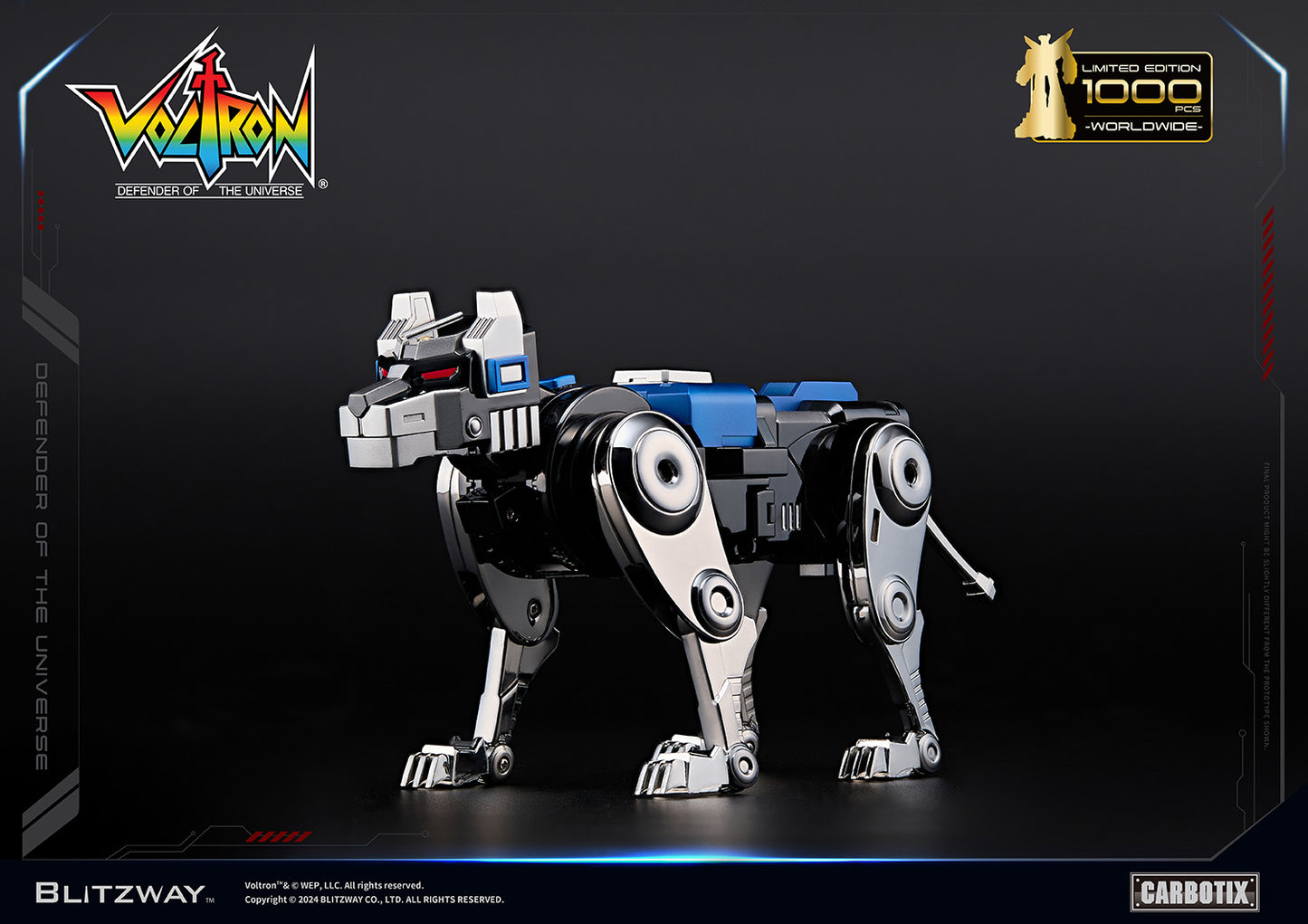 Pre Order Limited Edition Blitzway Black Voltron + Base Set