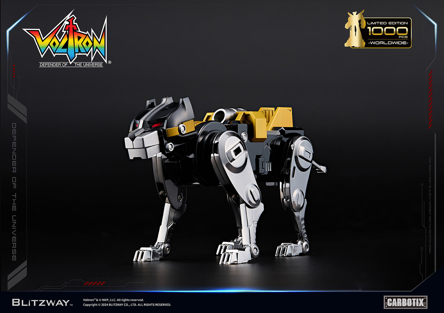 Pre Order Limited Edition Blitzway Black Voltron + Base Set