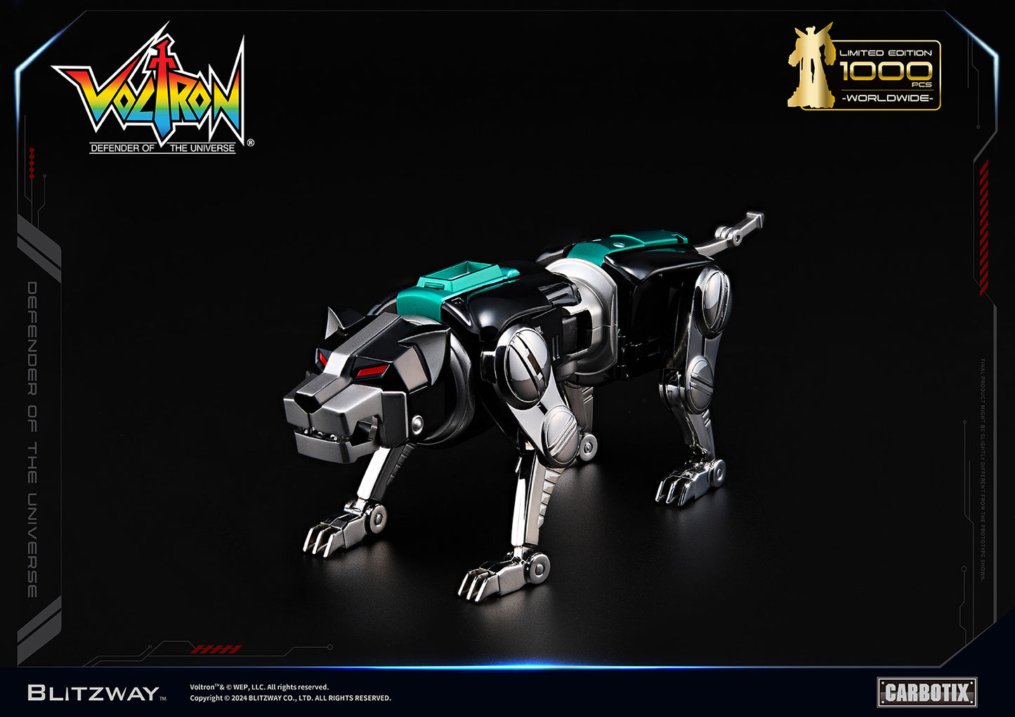 Pre Order Limited Edition Blitzway Black Voltron + Base Set