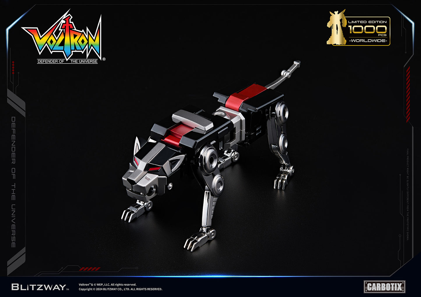 Pre Order Limited Edition Blitzway Black Voltron + Base Set