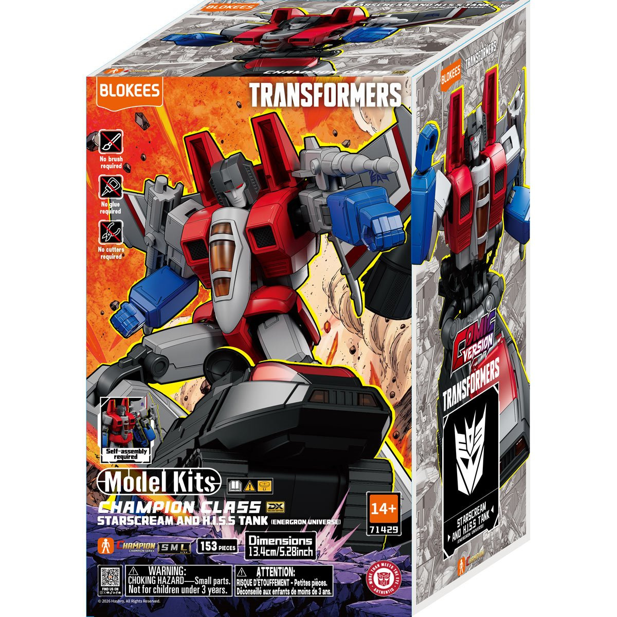 Blokees Classic Class CC29 Energon Universe Starscream view 2