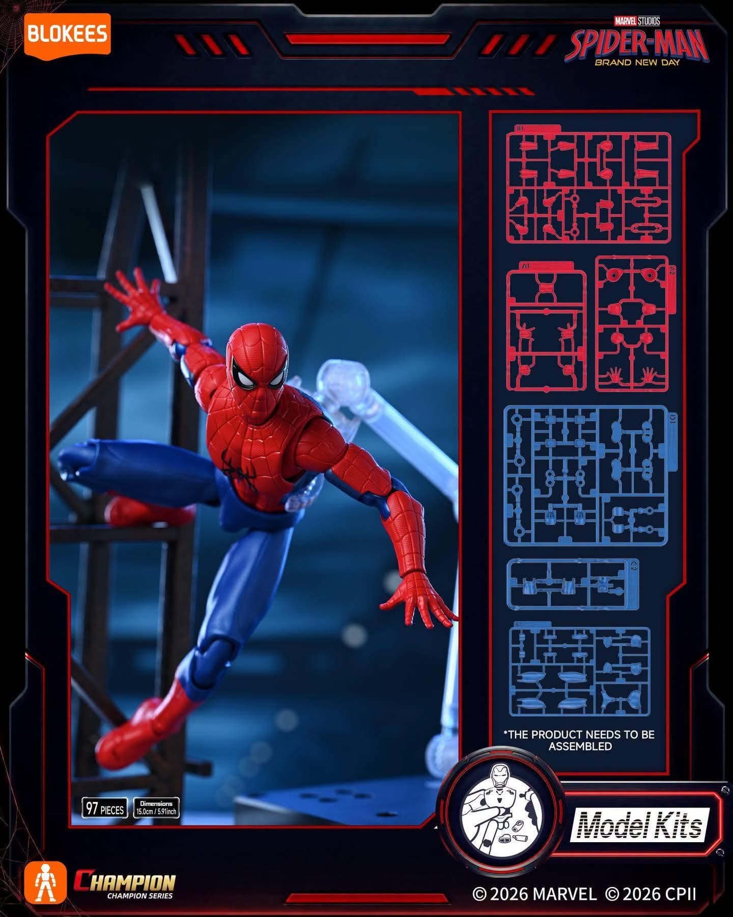 Blokees Spider-Man Brand New Day Champion Class 13 | Blokees