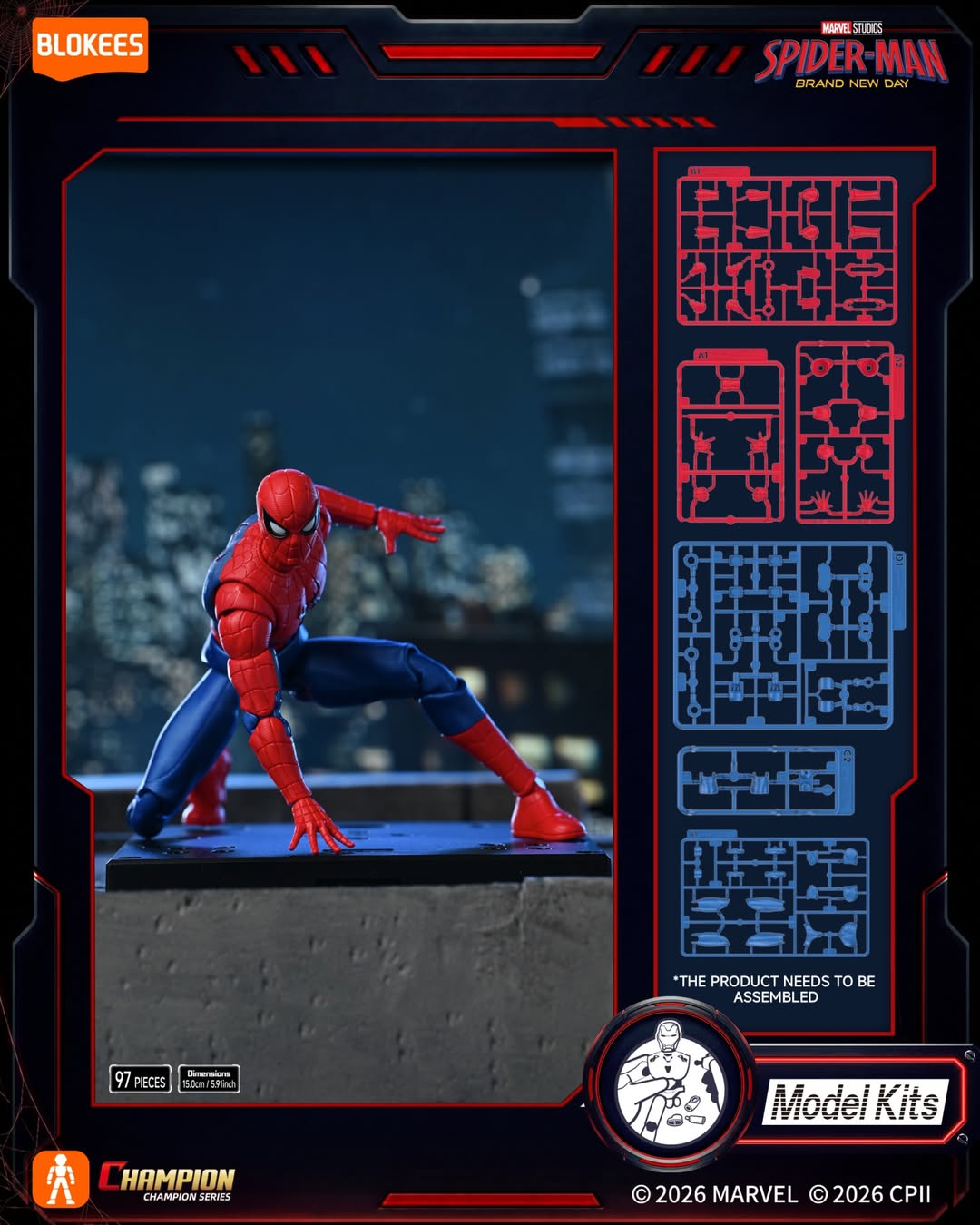 Blokees Spider-Man Brand New Day Champion Class 13 | Blokees