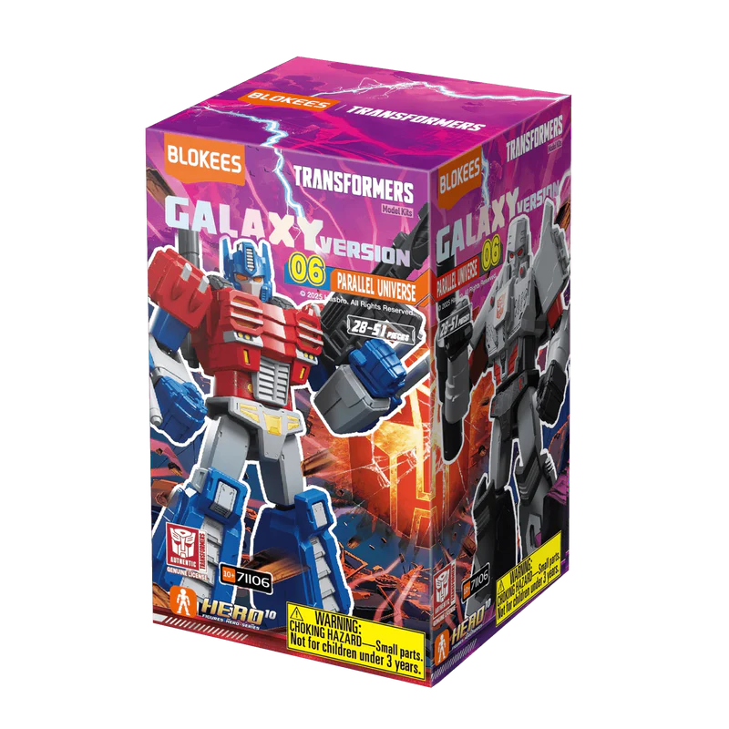 Transformers One Galaxy Version 6 Blokees Mini Model Kit Case of 9