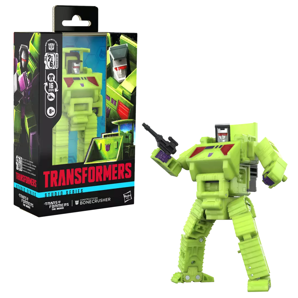 Pre Order Transformers Studio Series Deluxe Class Transformers: The Movie Constructicon Bonecrusher