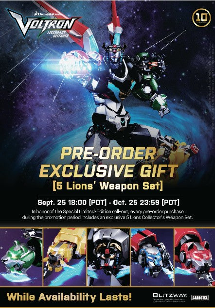 Blitzway Carbotix Voltron Legendary Defender (Regular Edition) | Blitzway (limited bonus)