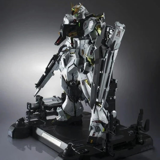 Mobile Suit Gundam Char's Counterattack Metal Structure RX-93 Nu Gundam on base
