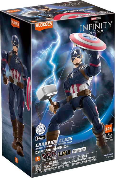 Marvel Blokees Captain America Champion Class CC03 "Infinty Saga" | Blokees
