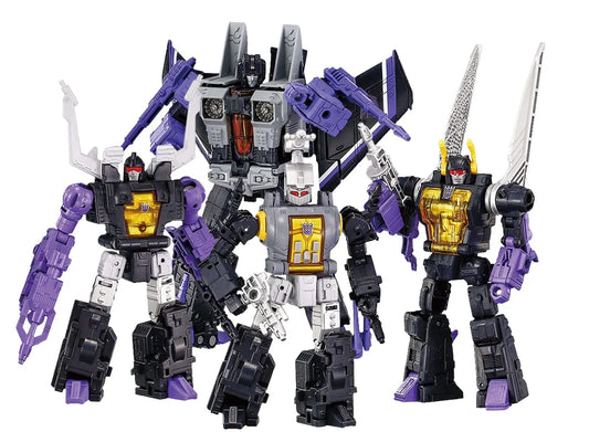 Pre Order Transformers Dramatic Capture Series Decepticons Part 2 – 4-Pack Takara Tomy Japan Release