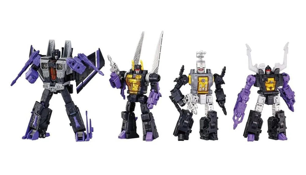 Pre Order Transformers Dramatic Capture Series Decepticons Part 2 – 4-Pack Takara Tomy Japan Release