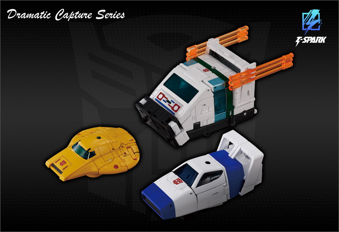 Pre Order Transformers Dramatic Capture Series Cybertron Chase Three Pack (Expedited Japan Release)