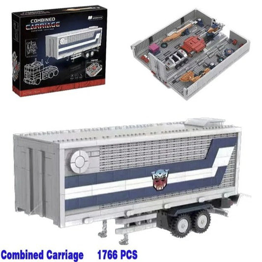 Combined Carriage Upgrade Kit Trailer 10302 for Lego Optimus Prime