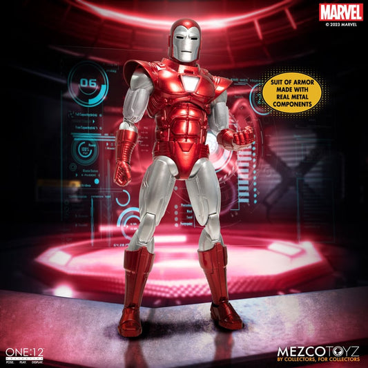 Pre Order Iron Man: Silver Centurion Edition One:12 Collective Action Figure