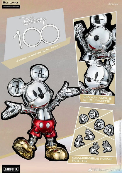 Blitzway x Carbotix 5PRO Studio Disney D100 Mickey Mouse and Set Chrome Limited Edition
