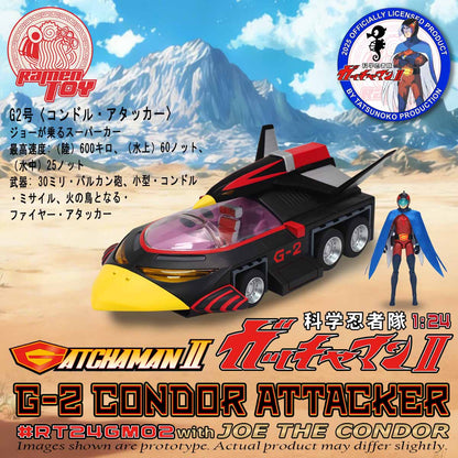 Ramen Toys Gatchaman II G-2 Condor Attacker with Joe The Condor – 1/24 Scale | Ramen Toys