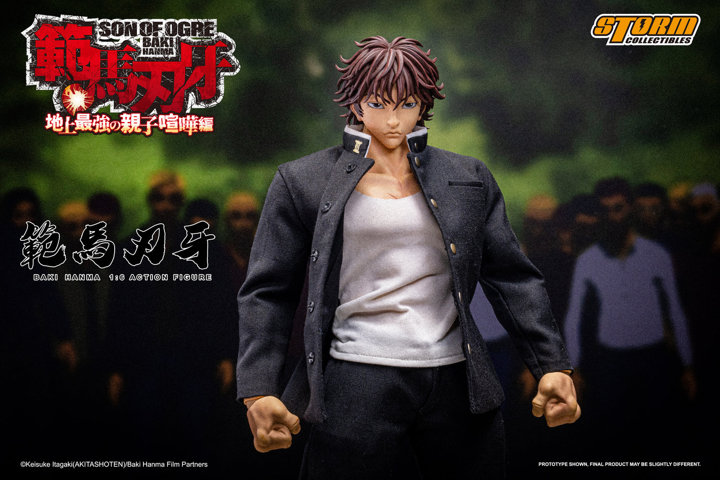 Pre Order Baki Hanma "Baki Hanma: Son of Ogre" – 1/6th Scale Storm Collectibles Action Figure