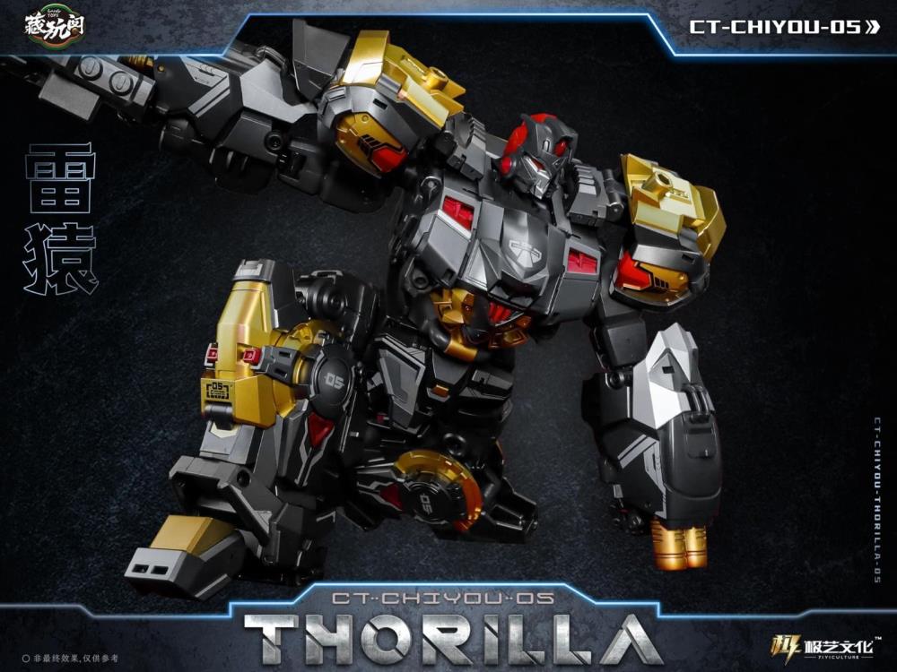 CT-Chiyou-05 Thorilla and CT-Chiyou-08 Rusirius Set of Two (Predaking) Transformers - Cang Toys
