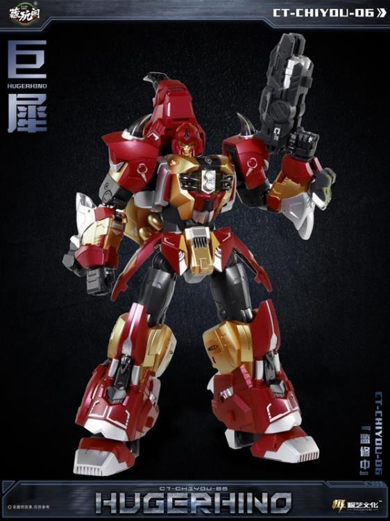 CT-Chiyou-06 Hugerhino (Predaking) Transformers - Cang Toys