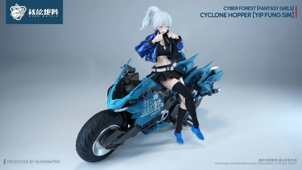 Nuke Matrix Cyber Forest (Fantasy Girls) Cyclone Hopper: Yip Fung Sim 1/12 Scale Model Kit (With Bonus) | Nuke Matrix