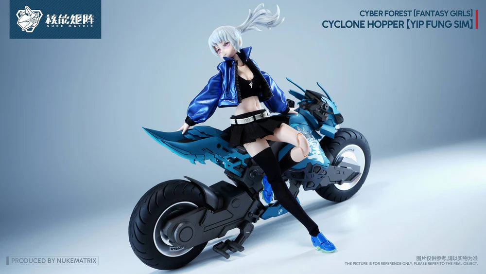Nuke Matrix Cyber Forest (Fantasy Girls) Cyclone Hopper: Yip Fung Sim 1/12 Scale Model Kit (With Bonus) | Nuke Matrix