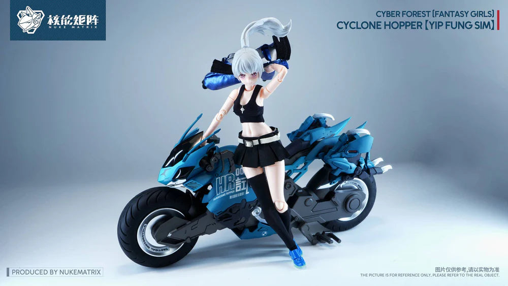 Nuke Matrix Cyber Forest (Fantasy Girls) Cyclone Hopper: Yip Fung Sim 1/12 Scale Model Kit (With Bonus) | Nuke Matrix