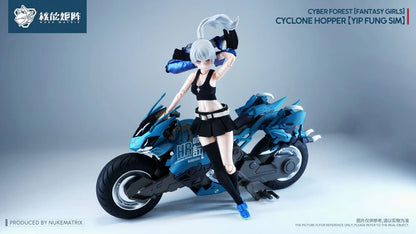 Nuke Matrix Cyber Forest (Fantasy Girls) Cyclone Hopper: Yip Fung Sim 1/12 Scale Model Kit (With Bonus) | Nuke Matrix