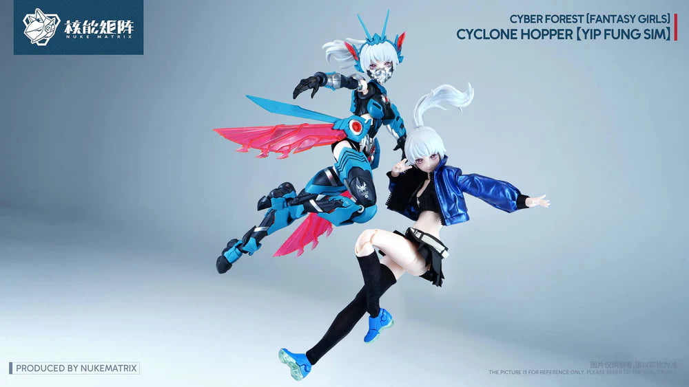 Nuke Matrix Cyber Forest (Fantasy Girls) Cyclone Hopper: Yip Fung Sim 1/12 Scale Model Kit (With Bonus) | Nuke Matrix