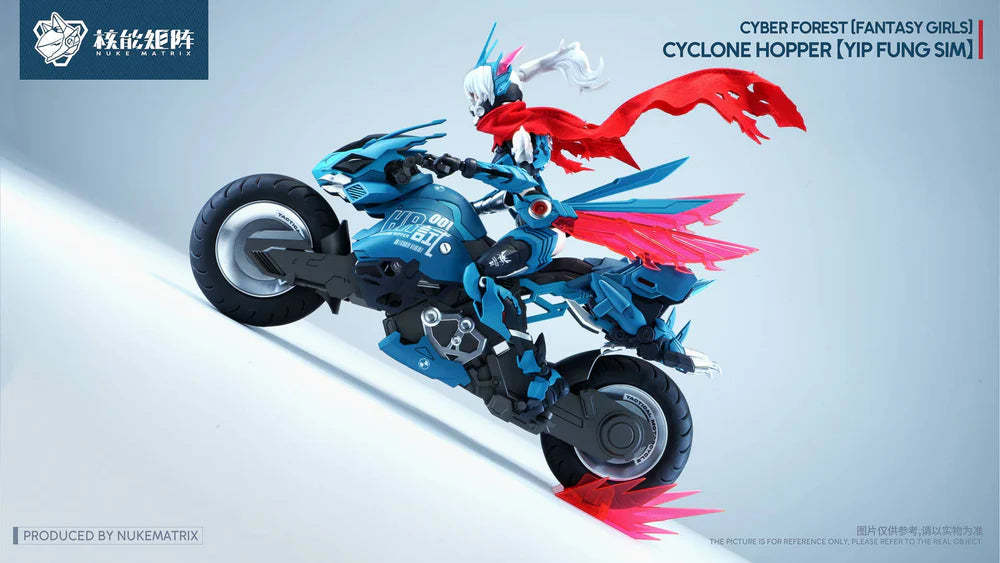 Nuke Matrix Cyber Forest (Fantasy Girls) Cyclone Hopper: Yip Fung Sim 1/12 Scale Model Kit (With Bonus) | Nuke Matrix