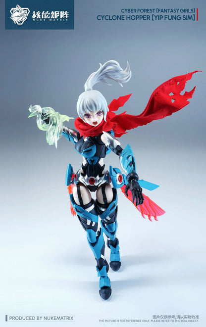 Nuke Matrix Cyber Forest (Fantasy Girls) Cyclone Hopper: Yip Fung Sim 1/12 Scale Model Kit (With Bonus) | Nuke Matrix