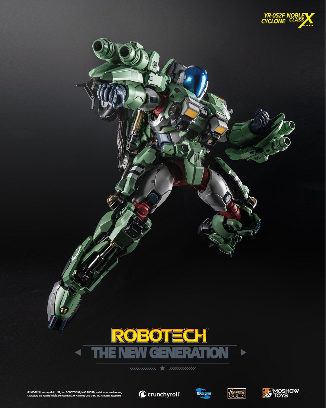 MOSHOW YR-052F NOBLE CLASS X Robotech The New Generation Cyclone Motorcycle robot mode