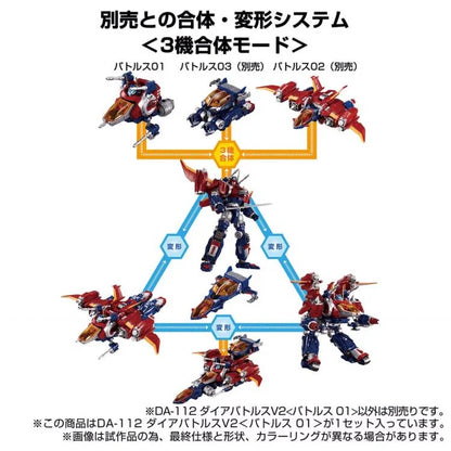 Pre Order DA-114 Dia-Battles V2 Battles 03 Diaclone Reboot