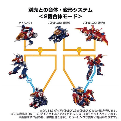 Pre Order DA-113 Dia-Battles V2 Battles 02 Diaclone Reboot