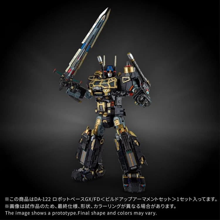 Diaclone DA-122 Robot Base GX/ FD (Build up Armanment Set) | Takara Tomy