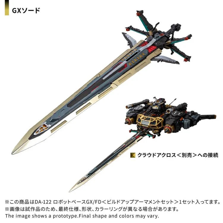 Diaclone DA-122 Robot Base GX/ FD (Build up Armanment Set) | Takara Tomy