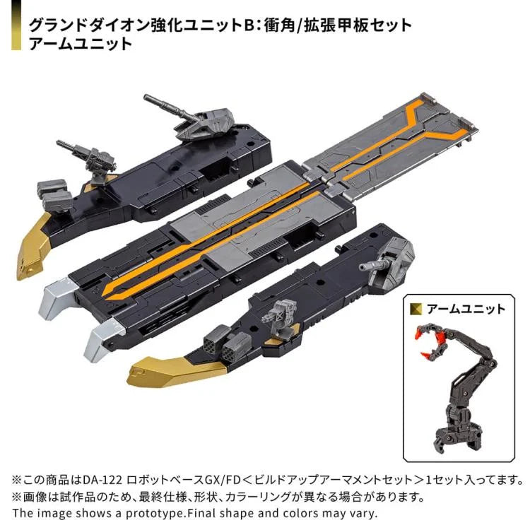 Diaclone DA-122 Robot Base GX/ FD (Build up Armanment Set) | Takara Tomy