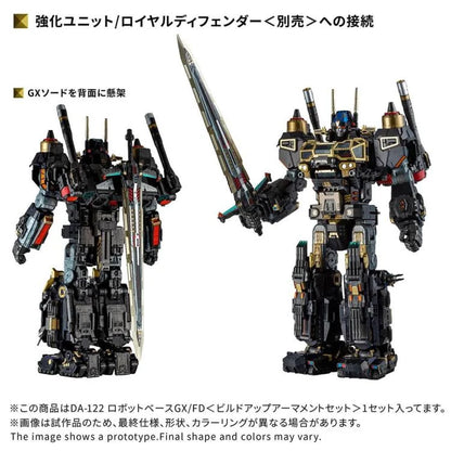 Diaclone DA-122 Robot Base GX/ FD (Build up Armanment Set) | Takara Tomy
