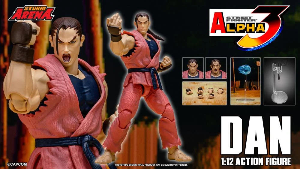 Storm Arena Dan "Street Fighter Alpha 3" 1/12 Scale Action Figure | Storm Collectibles