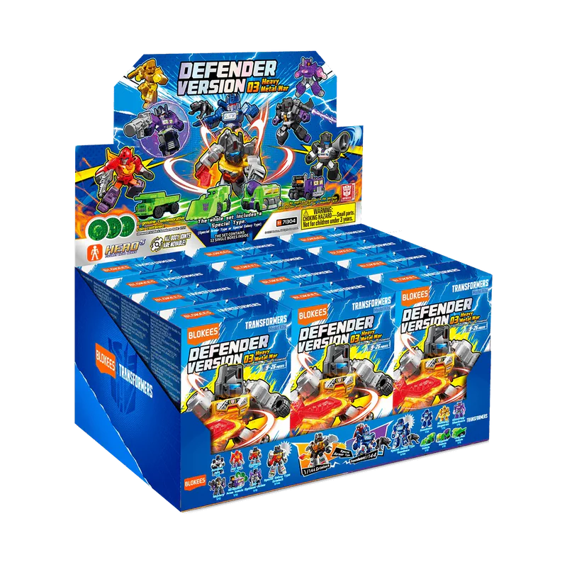 Transformers Blokees Defender Version 03 Heavy Metal War