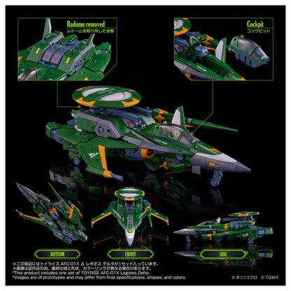 Toyrise Genesis Climber Mospeada - AFC-01X Delta Legioss Delta "Robotech" | Takara Tomy